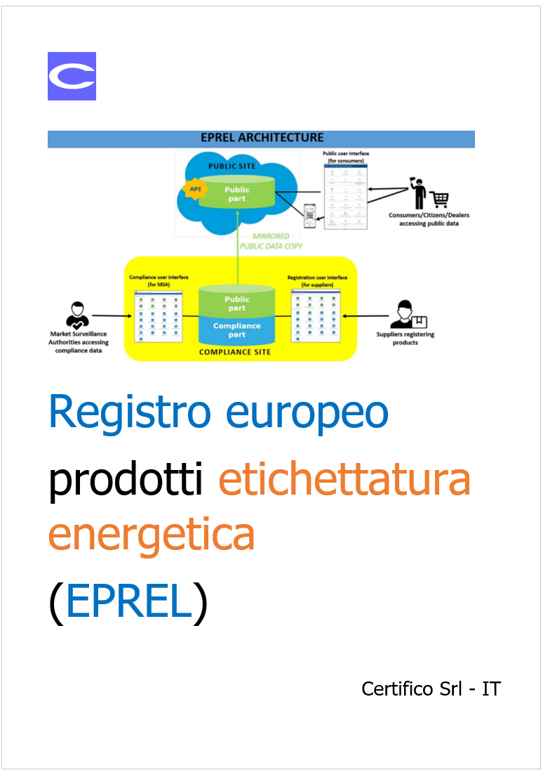 Registro europeo dei prodotti per l etichettatura energetica Registro europeo dei prodotti per l etichettatura energetica