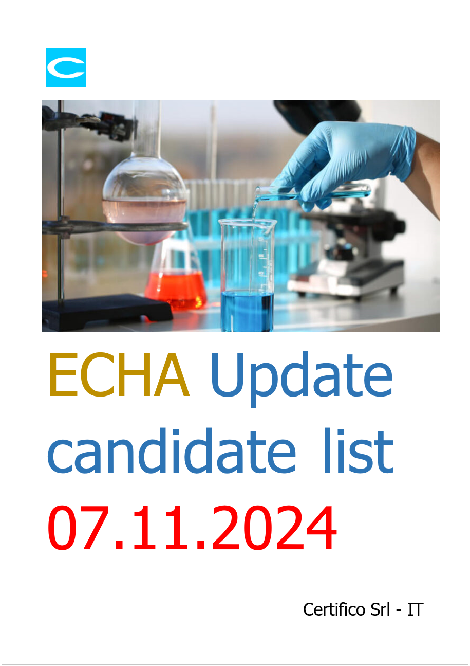 ECHA Update candidate list 07 11 2024 ECHA Update candidate list 07 11 2024