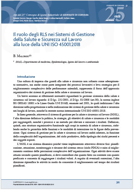 Ruolo del RSL e UNI EN ISO 4001 Ruolo del RSL e UNI EN ISO 4001