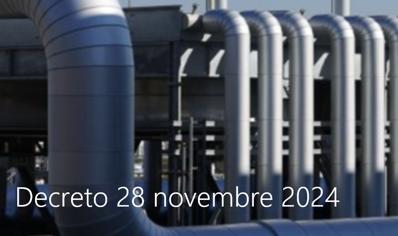 Decreto 28 novembre 2024 - Termini e modalità agevolazioni imprese energivore