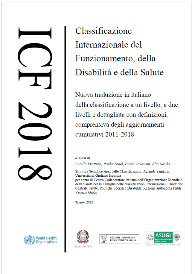 ICF Classificazione Internazionale del Funzionamento, della Disabilità e della Salute