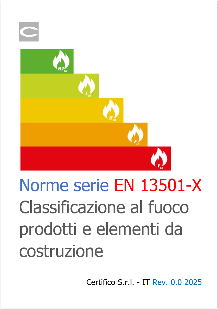 Norme della serie EN 13501 X