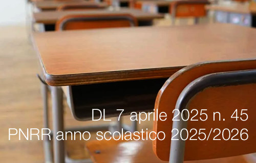 Decreto-Legge 7 aprile 2025 n. 45 
