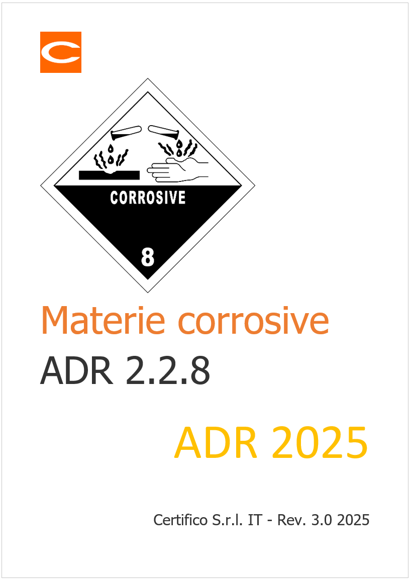 Trasporto materie corrosive ADR 2025