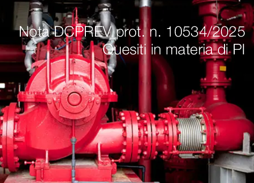 Nota DCPREV prot  n  10534 del 24 06 2025  Quesiti in materia di prevenzione incendi