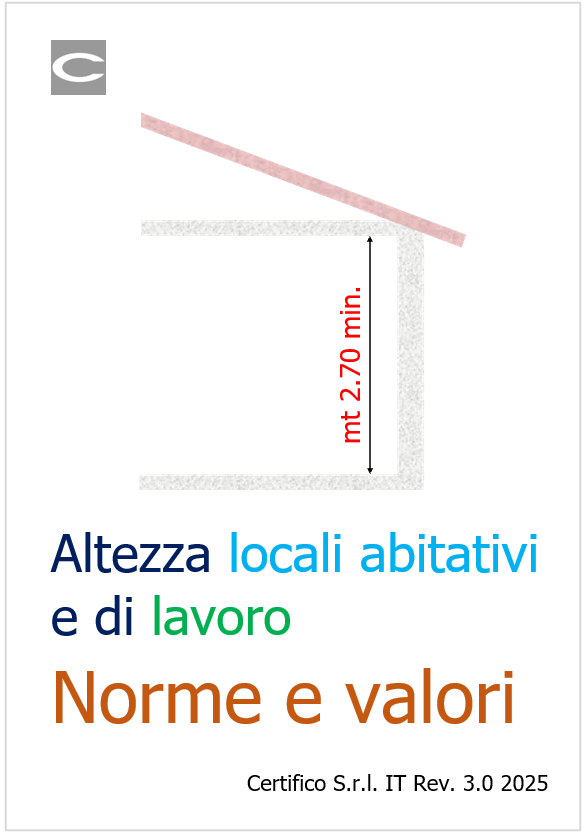 Altezza locali abitativi: norme e valori 2025