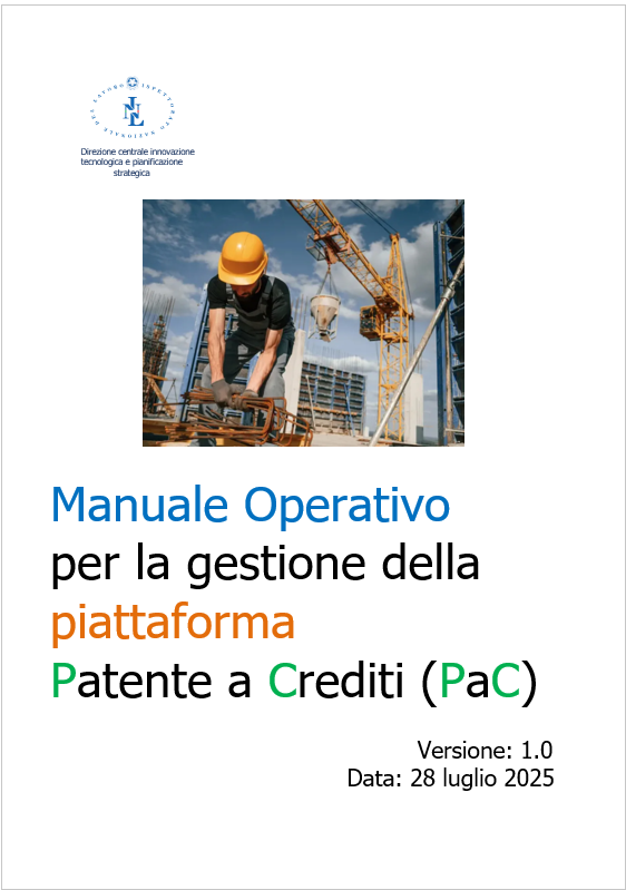 Manuale Operativo per la gestione della piattaforma Patente a Crediti