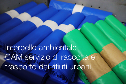  CAM servizio di raccolta e trasporto dei rifiuti urbani