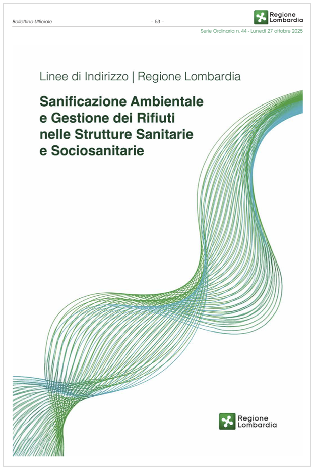 Linee di indirizzo Sanificazione Ambientale e Gestione Rifiuti Strutture Sanitarie e Sociosanitarie