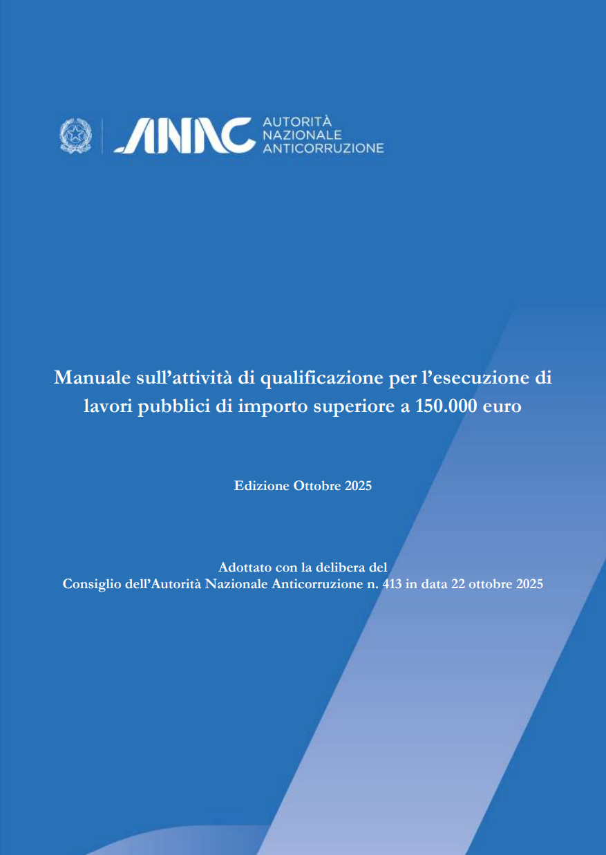 Manuale qualificazione SOA | ANAC 2025 Manuale qualificazione SOA | ANAC 2025
