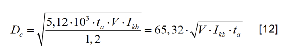 6.2 Metodo di Ralph H. LEE per valori di tensione oltre 1 kV fino a 72 kV in c.a.