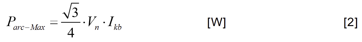 6.1 Calcolo energia incidente in bassa tensione (fino a 1 kV in a.c.) - Metodo semplificato