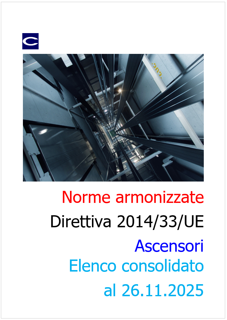 Norme armonizzate Direttiva Ascensori 26.11.2025
