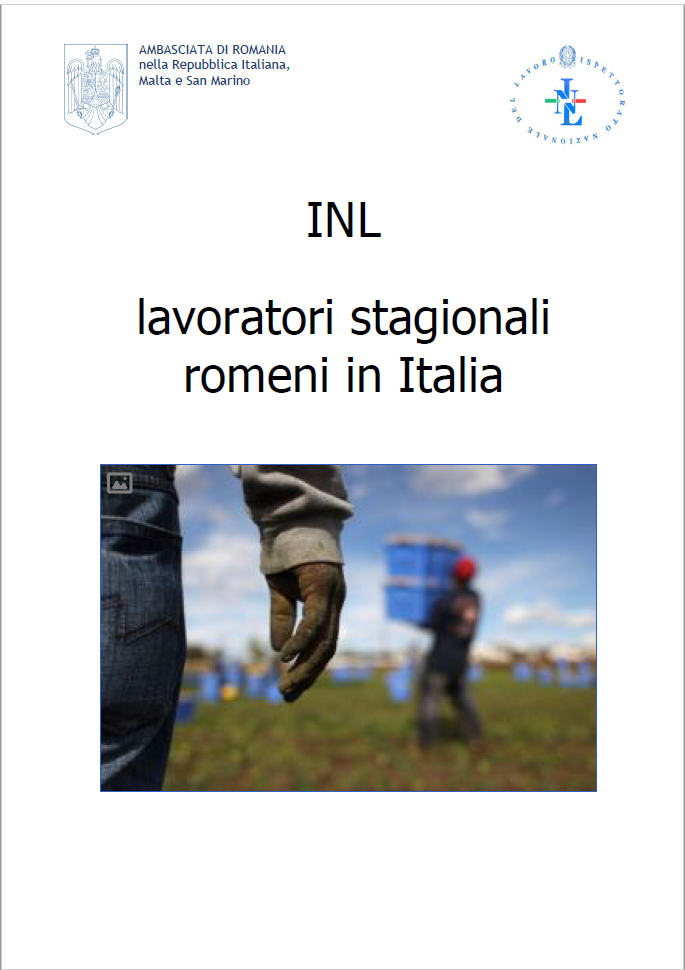 INL: lavoratori stagionali romeni in Italia