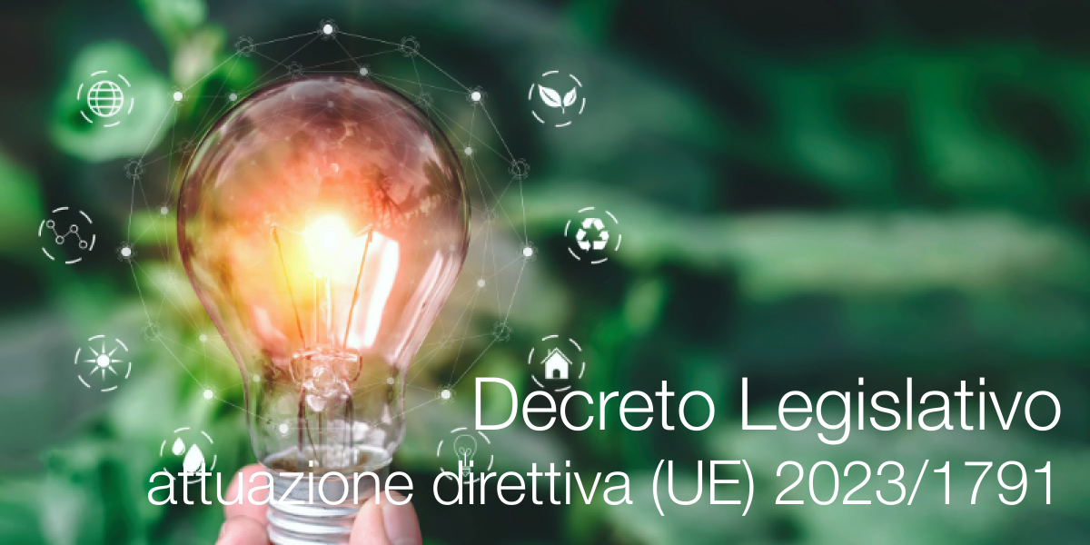 Decreto Legislativo recante attuazione della direttiva (UE) 2023/1791