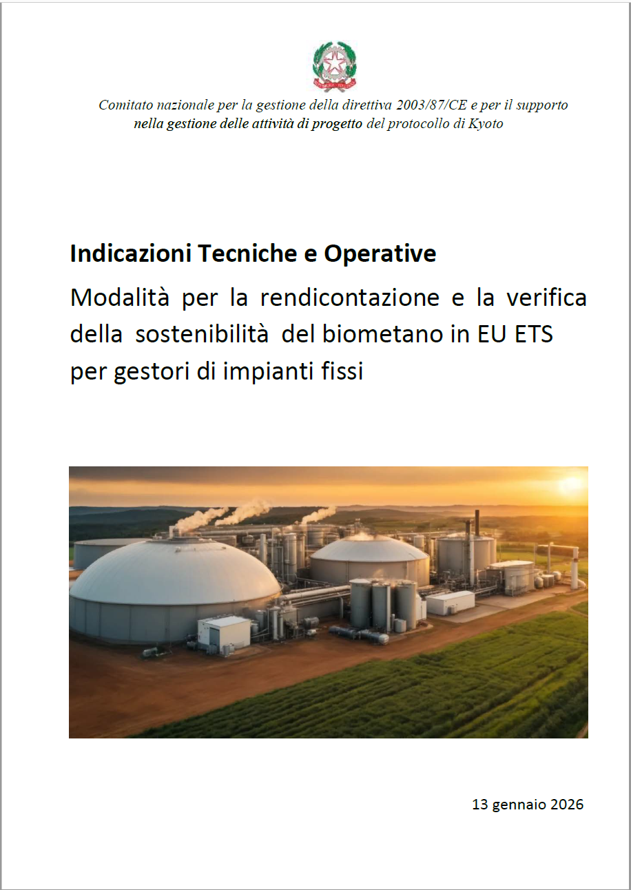 Indicazioni tecniche-operative biometano sostenibile nel sistema ETS