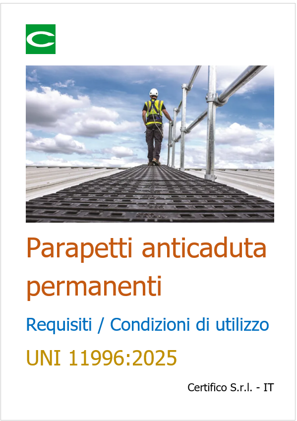 Parapetti anticaduta permanenti | Requisiti di sicurezza e condizioni di utilizzo