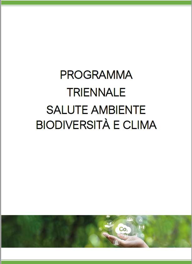 Programma triennale "Salute, ambiente, biodiversità e clima"