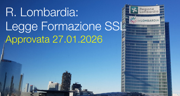 Lombardia: legge regionale Formazione SSL