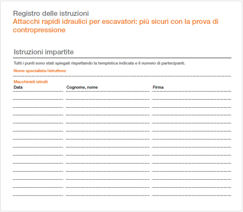 Registro delle istruzioni