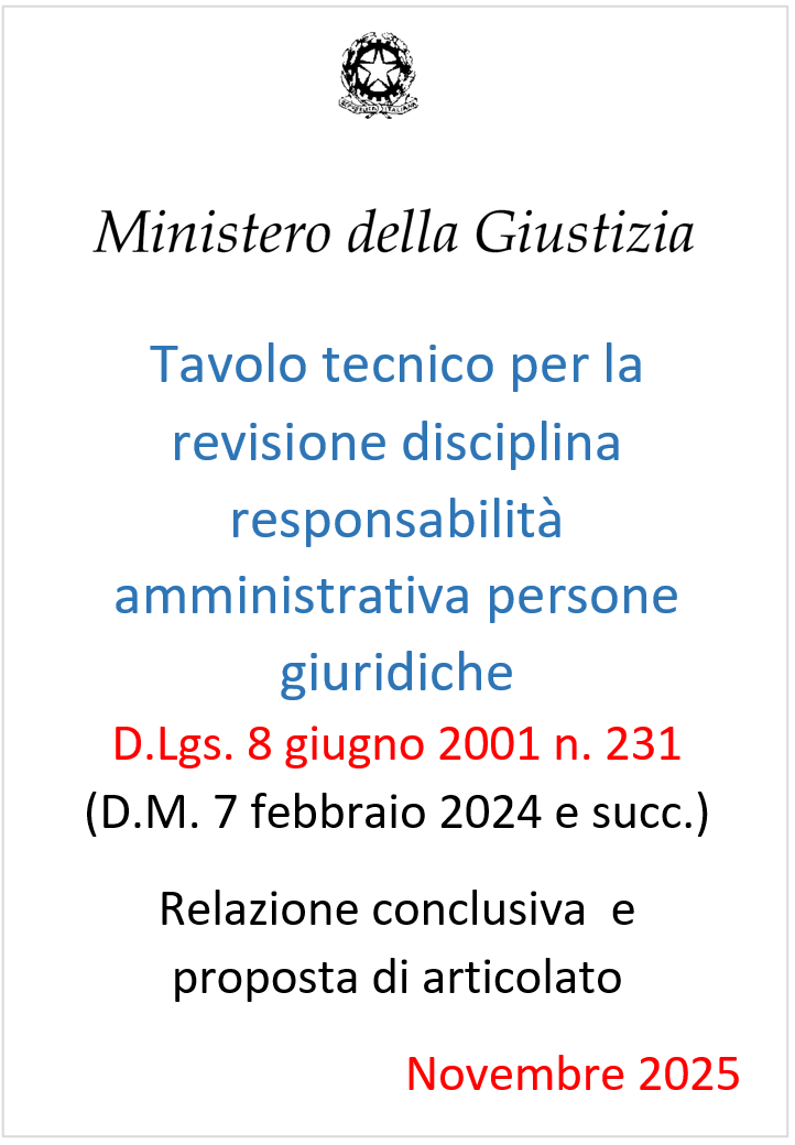 Relazione riforma D.Lgs. 231/2001