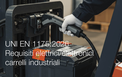 UNI EN 1175:2026 / Requisiti elettrici/elettronici carrelli industriali