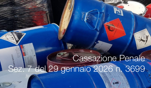 Cassazione Penale Sez. 7 del 29 gennaio 2026 n. 3699
