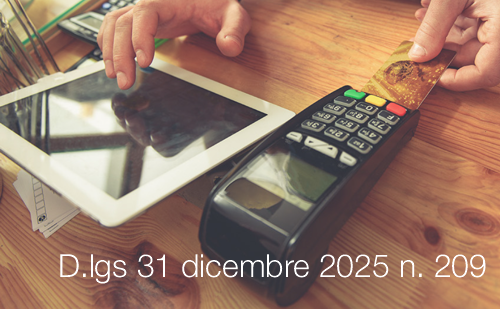 Decreto Legislativo 31 dicembre 2025 n. 209