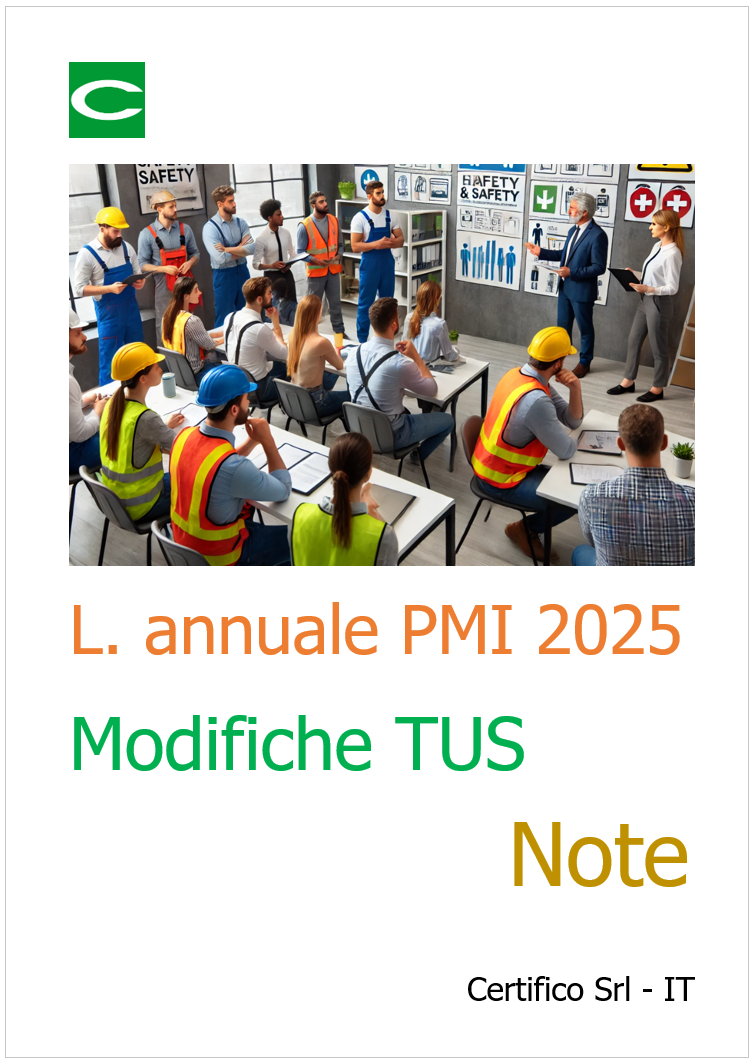 Legge annuale PMI 2025: Modifiche TUS