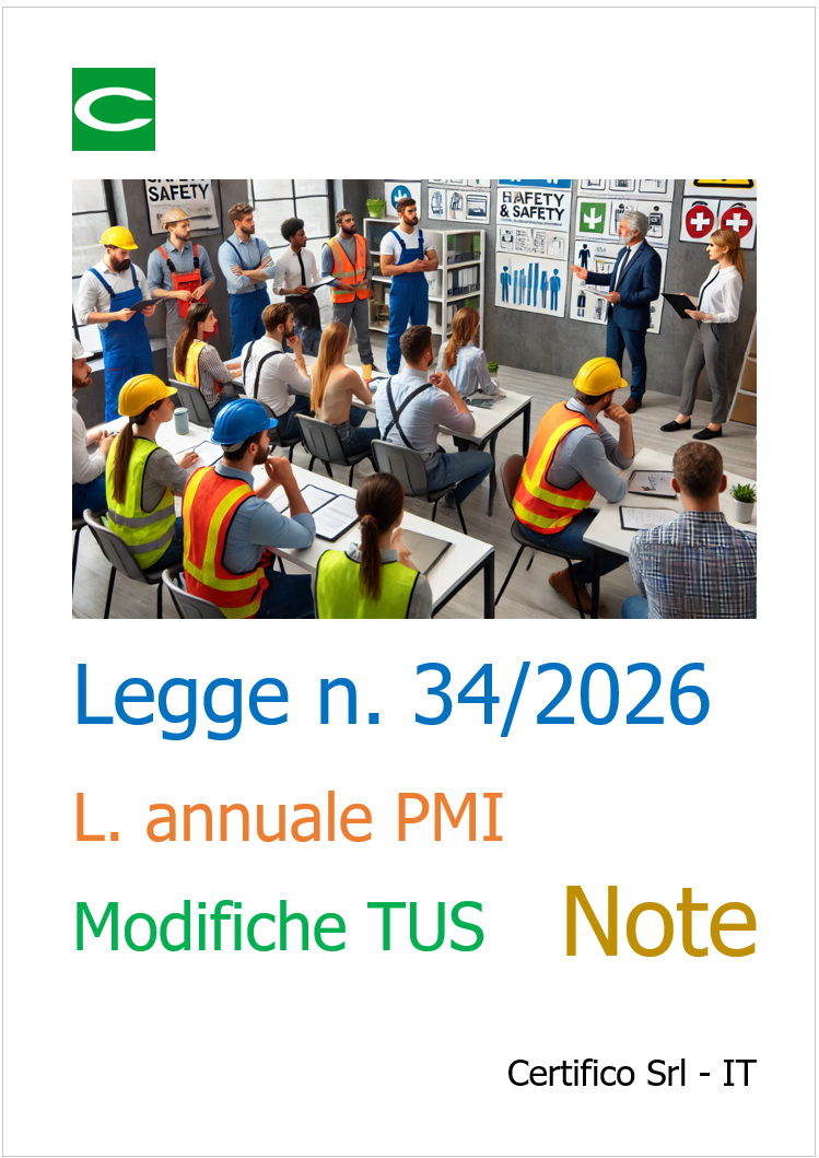 Legge annuale PMI 2025_Modifiche TUS_Legge_34_2026
