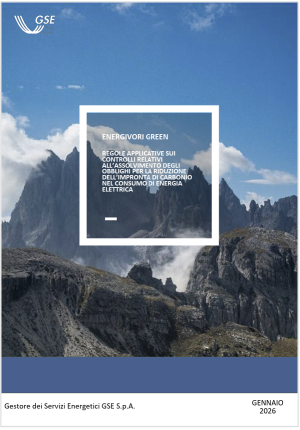 Regole Condizionalita' Energivori green / GSE Gennaio 2026