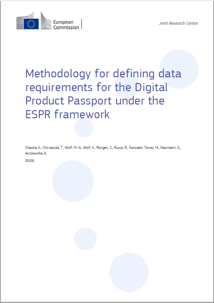 Requisiti dei dati per il Passaporto Digitale del Prodotto nell'ambito del quadro ESPR