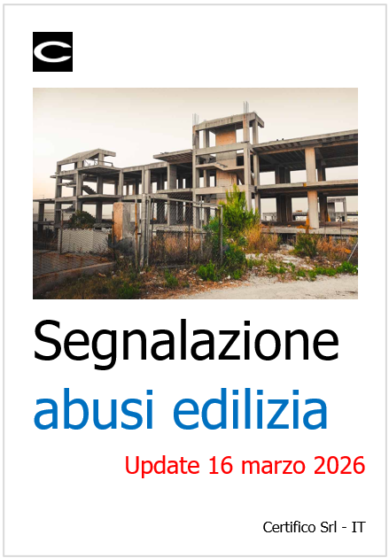 Segnalazione abusi edilizi