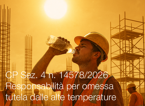 CP Sez. 4 n. 14578/2026