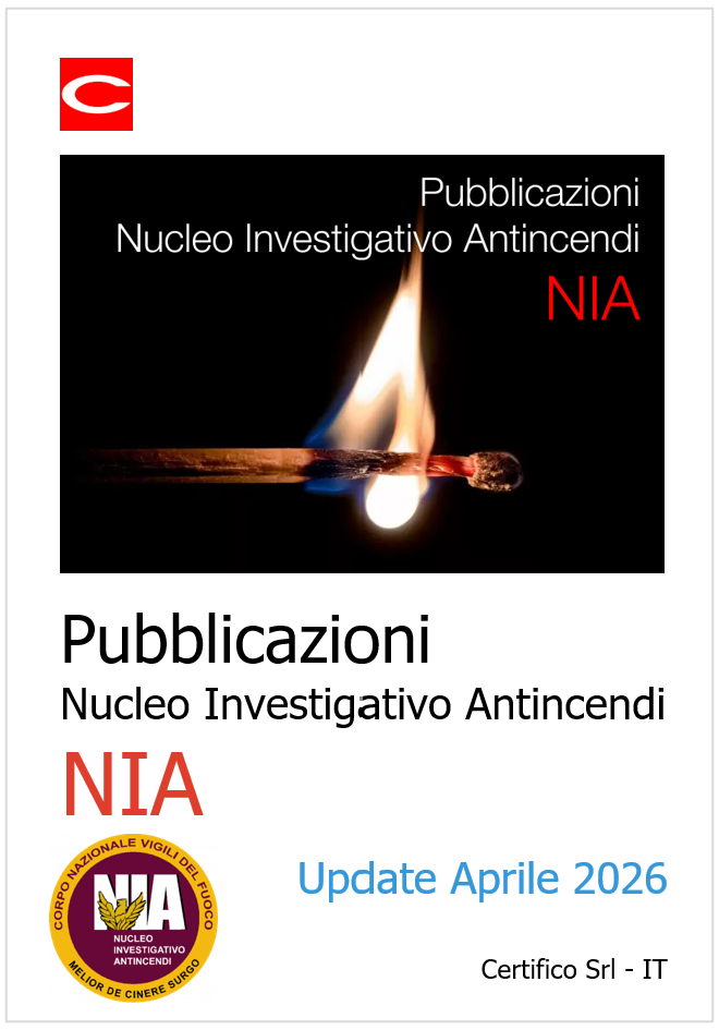 Pubblicazioni Nucleo Investigativo Antincendi (NIA) 