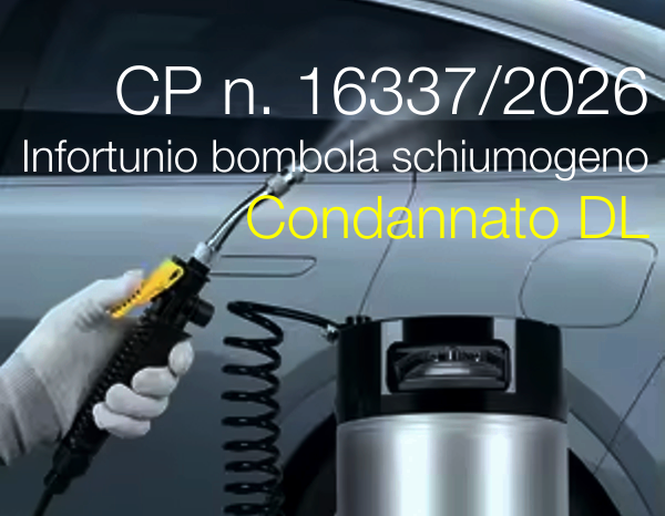 Cassazione Penale Sez. 4 del 6 maggio 2026 n. 16337