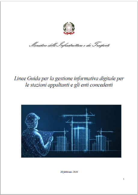 Linee Guida gestione informativa digitale (GID) delle costruzioni
