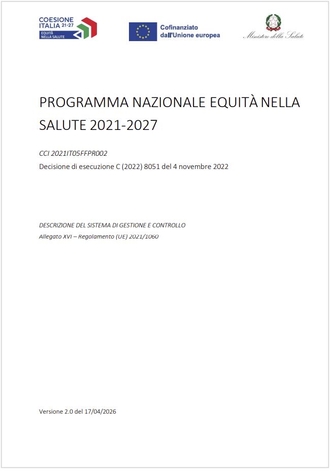 Programma nazionale equità nella salute 2021-2027
