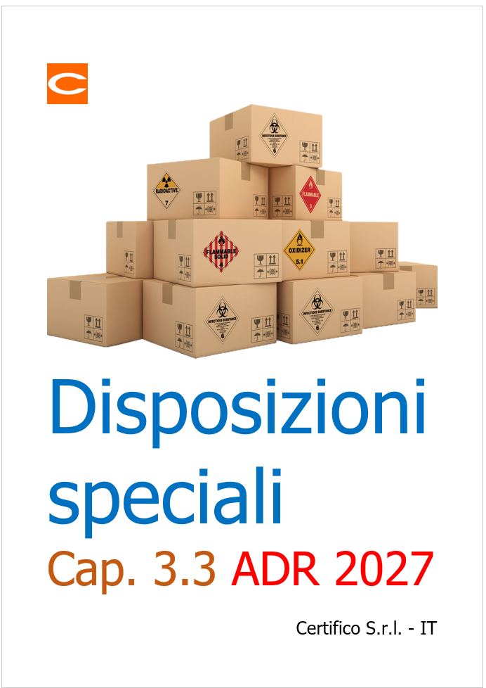 Disposizioni speciali: Capitolo 3.3 ADR