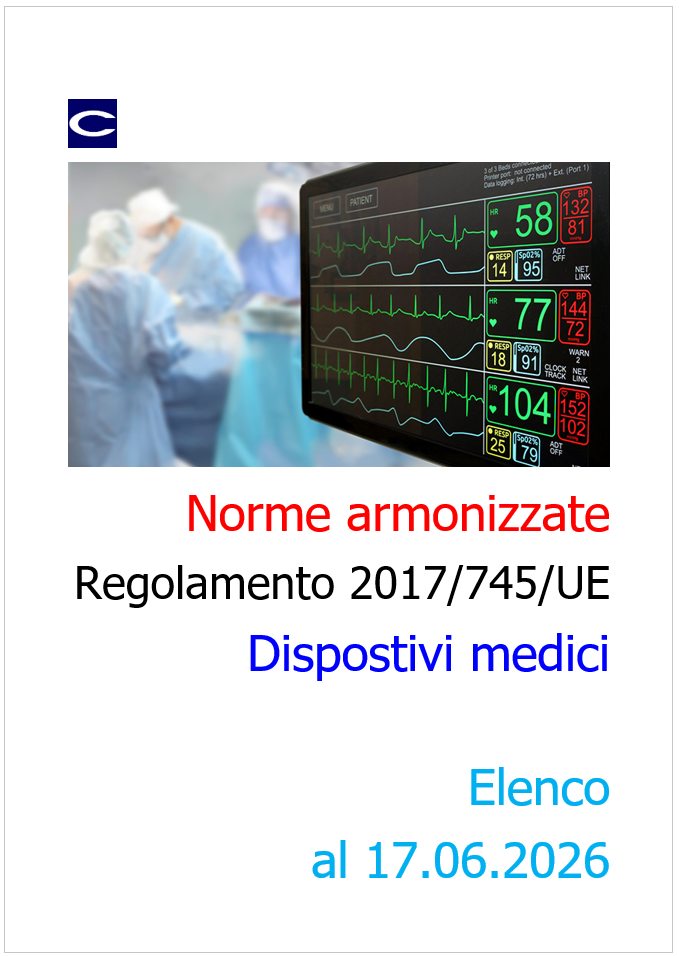Elenco Norme armonizzate Regolamento (UE) 2017/745 al 17.06.2026