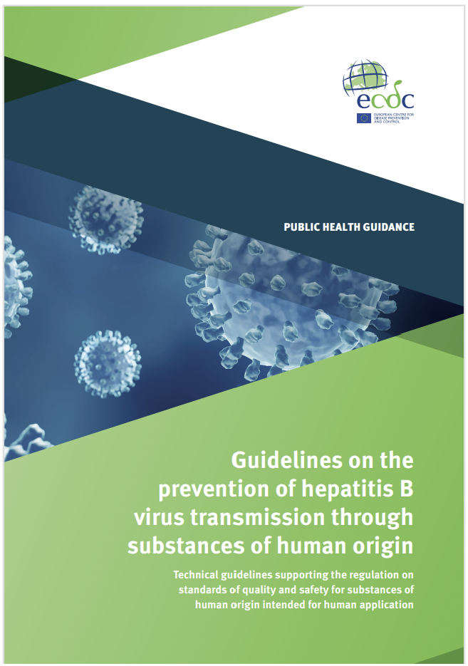 Guidelines prevention of hepatitis B virus transmission through substances of human origin