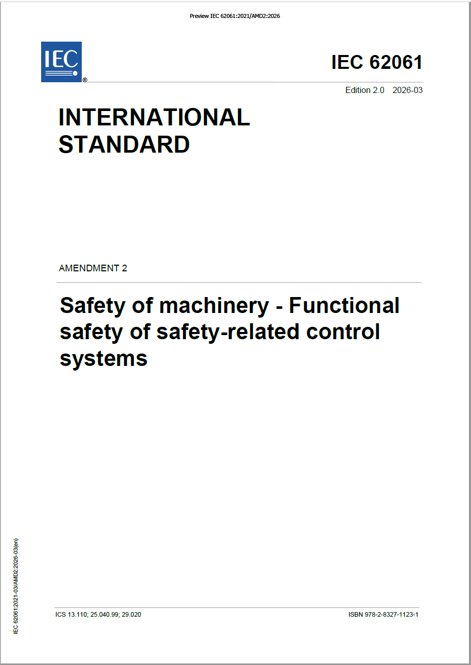 IEC 62061 2021 AMD2 2026 IEC 62061 2021 AMD2 2026