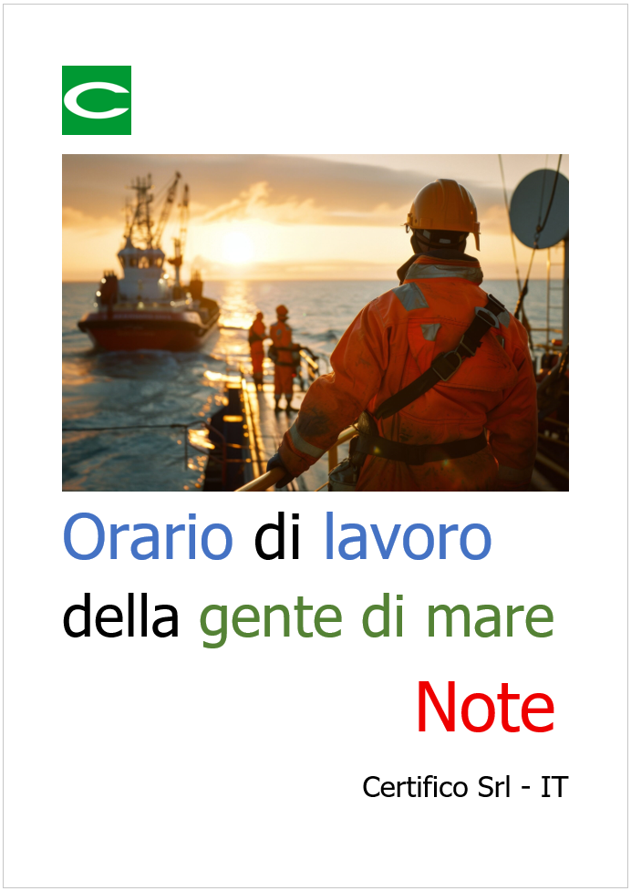 Orario di lavoro della gente di mare 
