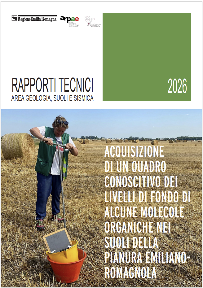 RT Quadro conoscitivo livelli di fondo di alcune molecole organiche nei suoli della pianura ER