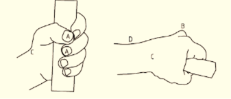 Figura 1 - Illustrazione delle possibili posizioni di misurazione sul corpo