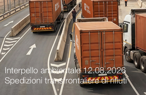Interpello ambientale 12.08.2026 / Spedizioni transfrontaliere di rifiuti