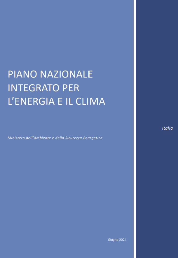 Piano Nazionale Integrato per l'Energia e il Clima Italiano (PNIEC) / 2024
