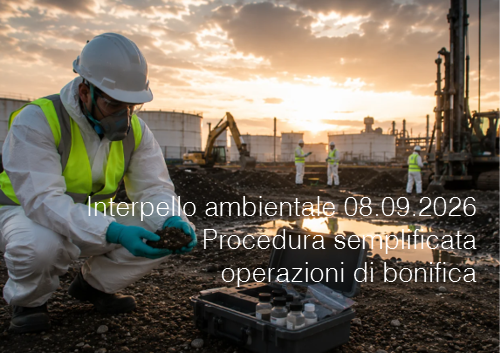 Interpello ambientale 08.09.2026