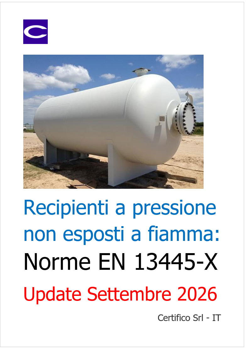 Recipienti a pressione non esposti a fiamma