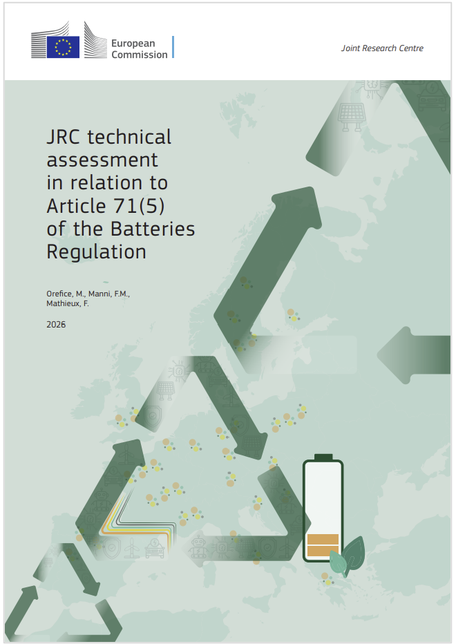 Technical assessment in relation to Article 71(5) of the Batteries Regulation / JRC 2026